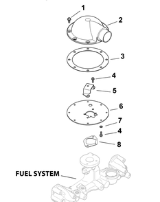 Kohler Efi Engine Air Intake And Filtration Diagram and Parts List for 46G 4X4-EFI-1I019G-Before-37AMD710 Cub Cadet Lawn Tractor Accessories